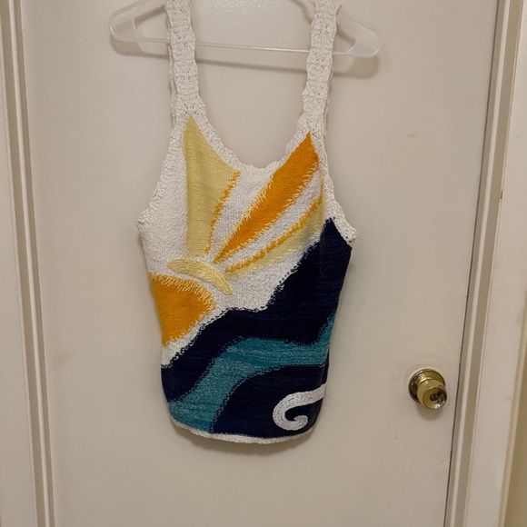 Absolutely stunning Pilcro Multicolor Tank Top - Picture 5 of 9